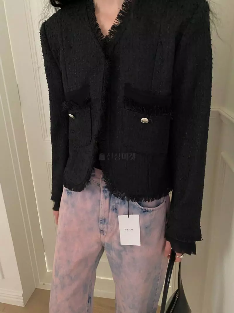 We Are - Korean Women Fashion - #momslook - Flora Tweed Jacket