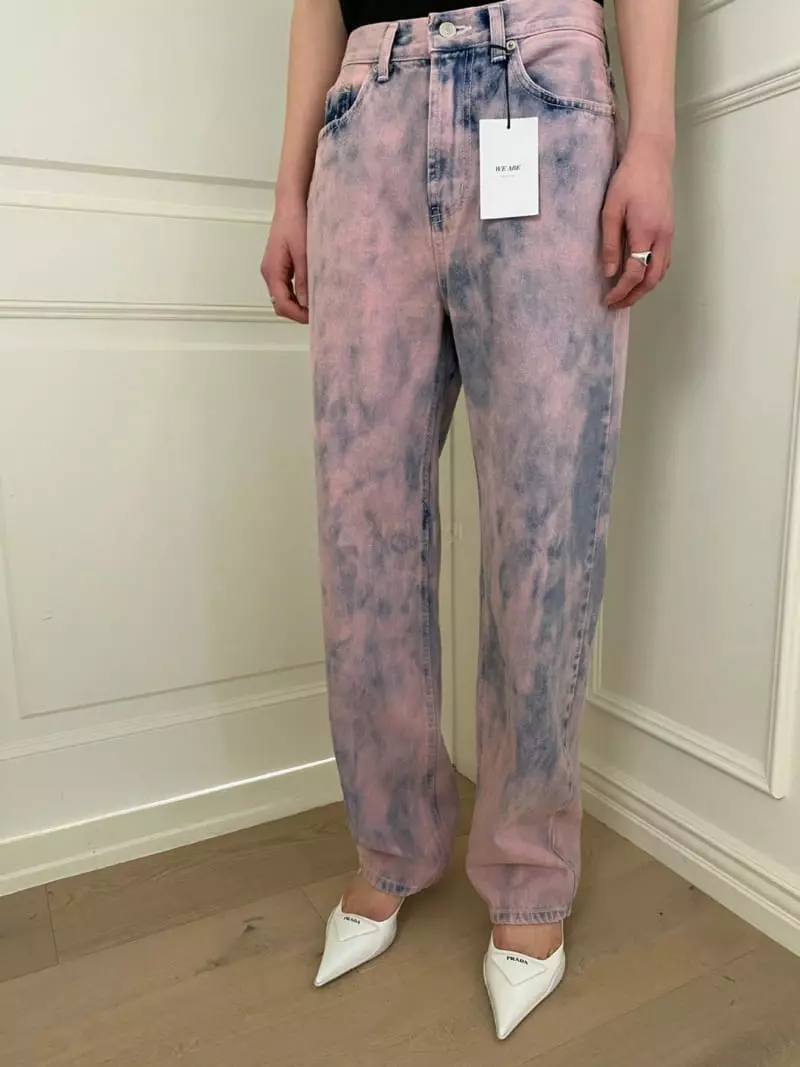 We Are - Korean Women Fashion - #womensfashion - Cloud Dying Pants - 4