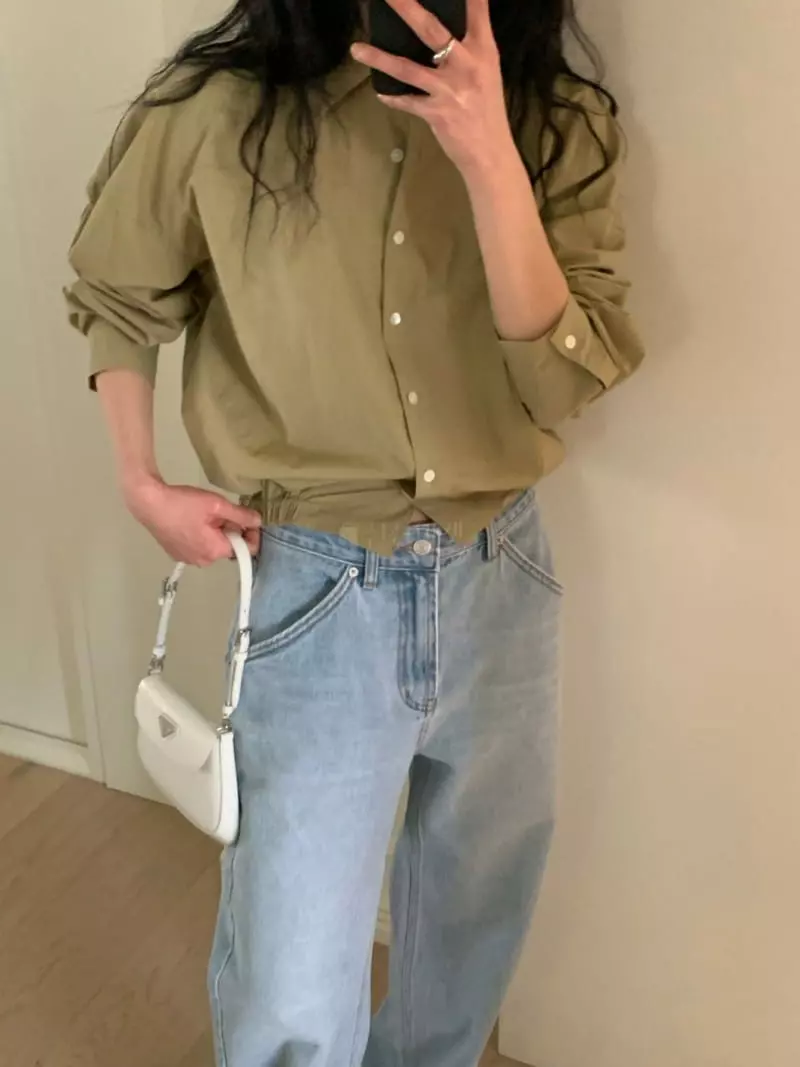 We Are - Korean Women Fashion - #momslook - Step Banding Blouse - 3