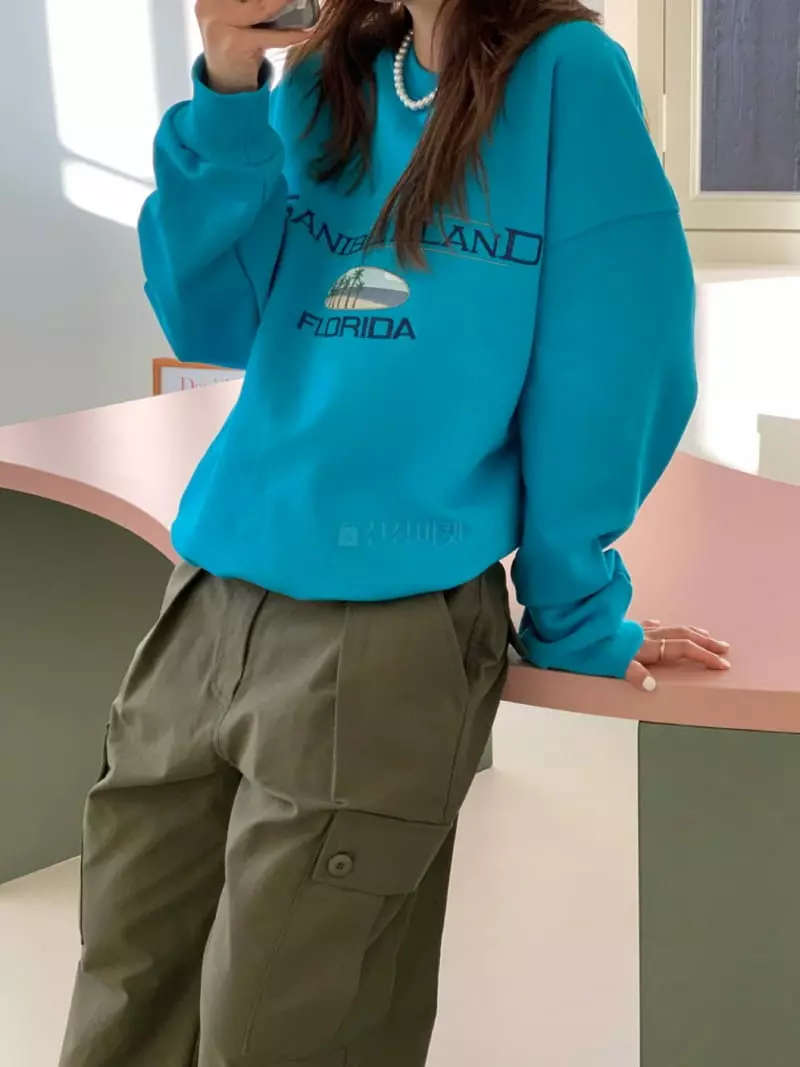 We Are - Korean Women Fashion - #shopsmall - Florida Sweatshirt