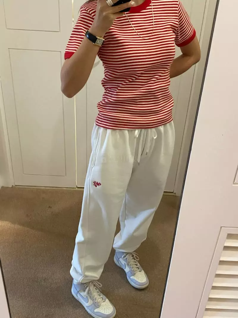 We Are - Korean Women Fashion - #shopsmall - Marine Stripe Tee - 4
