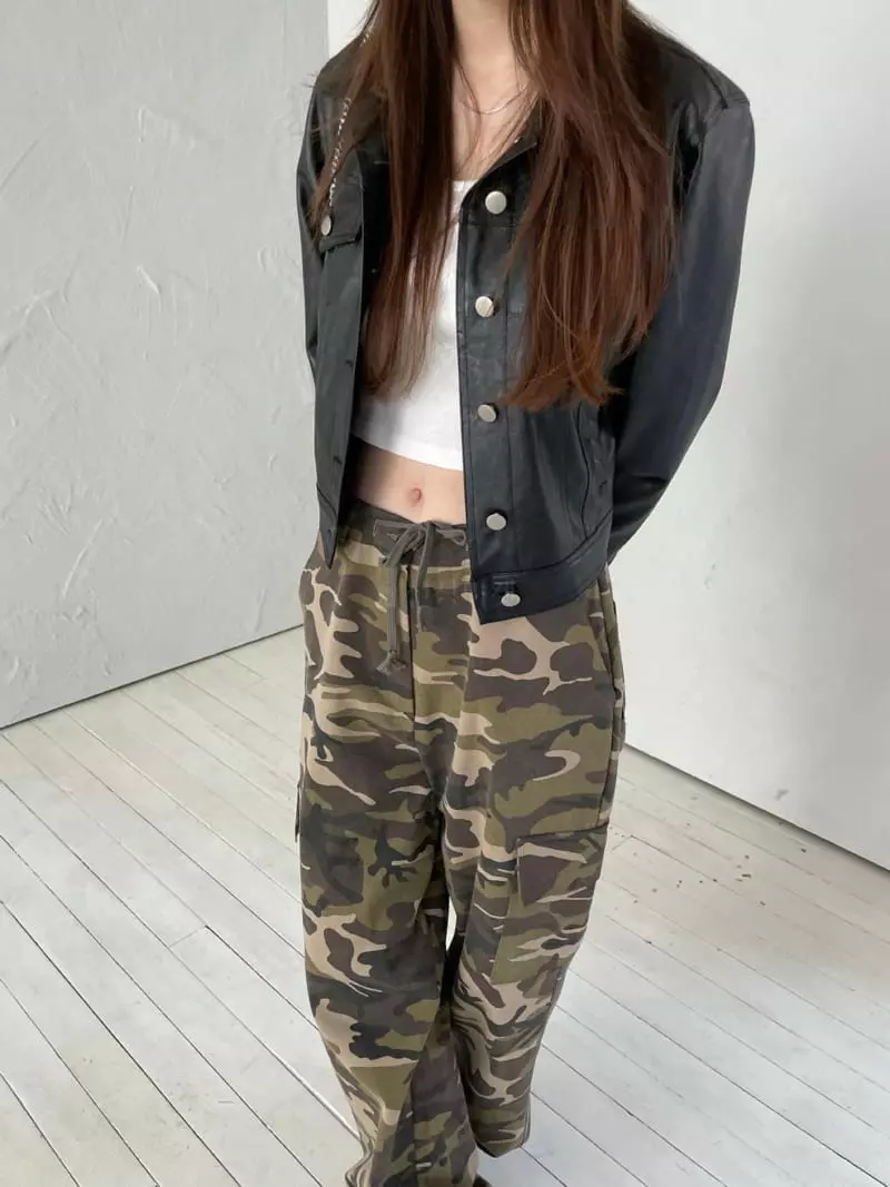 Well Row - Korean Women Fashion - #momslook - String Cargo Pants - 3