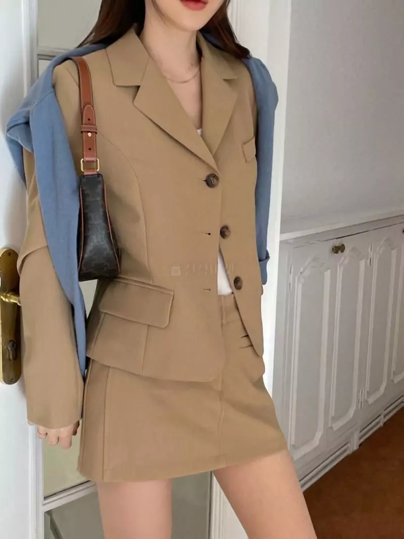 Well Row - Korean Women Fashion - #momslook - Low Mini Skirt