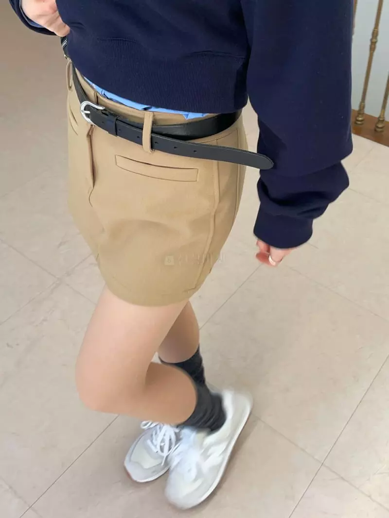 Well Row - Korean Women Fashion - #momslook - Low Mini Skirt - 3