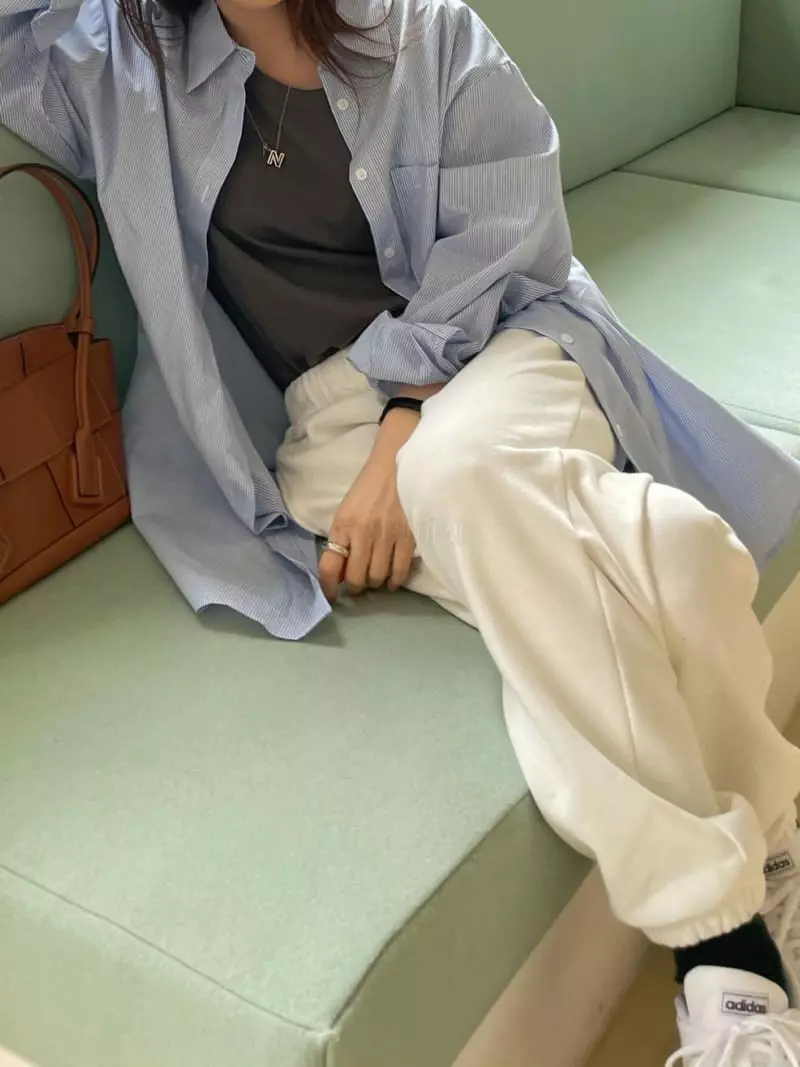 Well Row - Korean Women Fashion - #momslook - Coloring Two Way Wrap Shirt - 3