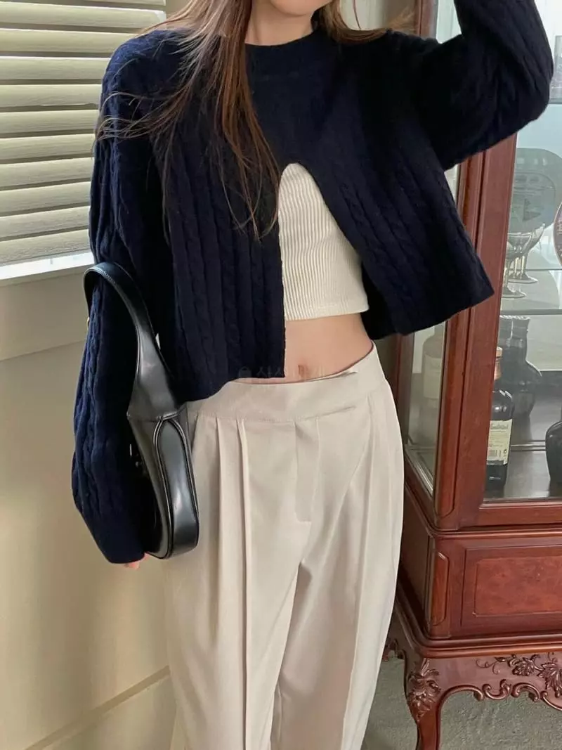 Well Row - Korean Women Fashion - #momslook - Flat Pintuck Pants - 4