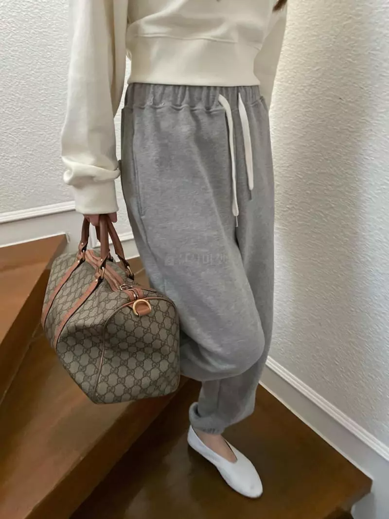 Well Row - Korean Women Fashion - #womensfashion - Straight Jogger Pants