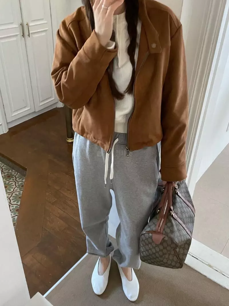 Well Row - Korean Women Fashion - #womensfashion - Straight Jogger Pants - 3