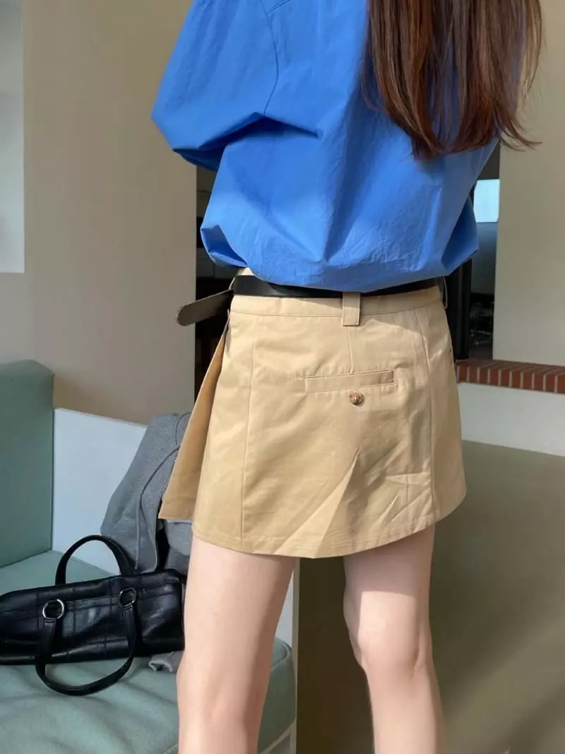 Well Row - Korean Women Fashion - #womensfashion - Low Pleats Mini Skirt - 3