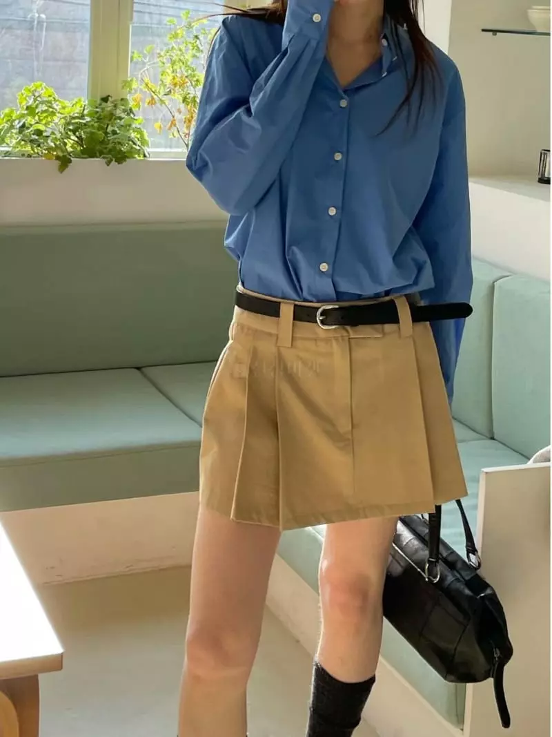 Well Row - Korean Women Fashion - #momslook - Button Loose Shirt - 4