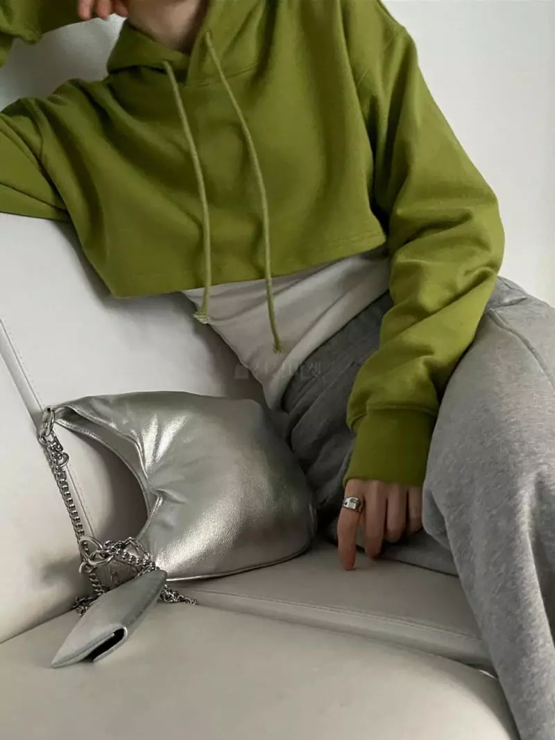 Well Row - Korean Women Fashion - #womensfashion - Crop hoody Tee