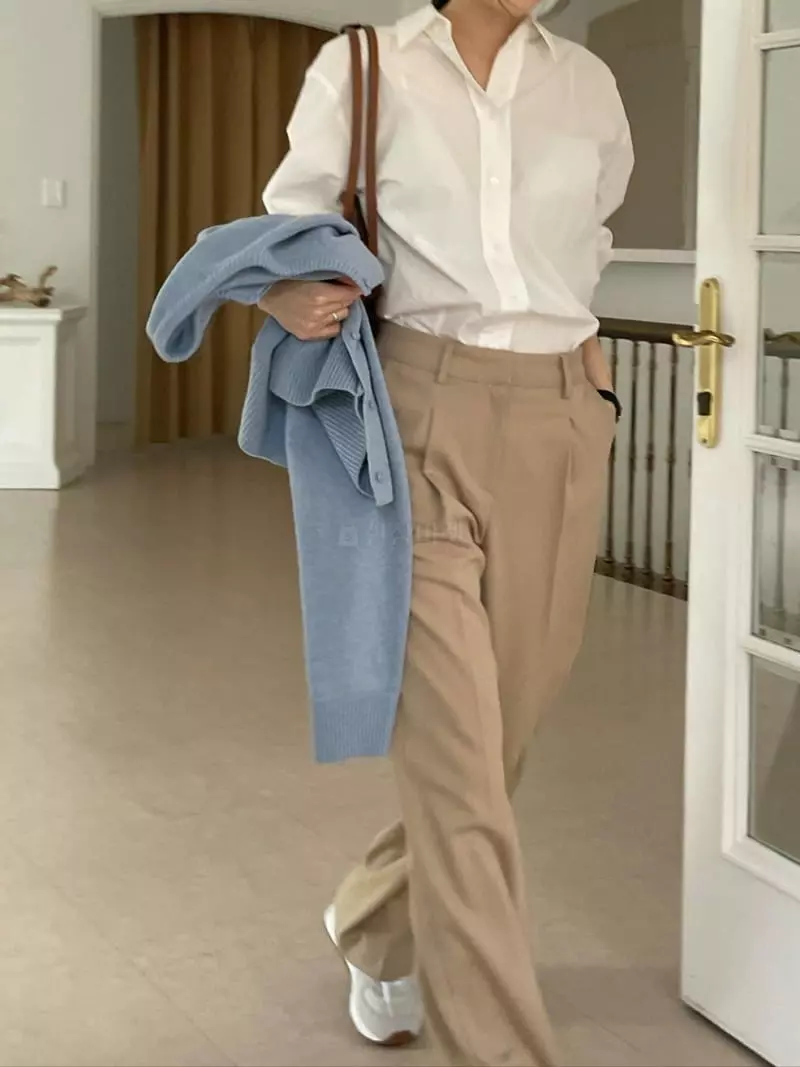 Well Row - Korean Women Fashion - #womensfashion - One-Turtle Low Pants - 2