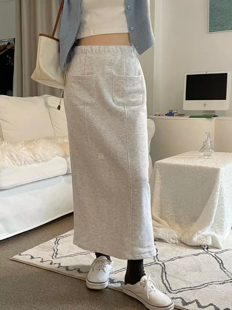 Well Row - Korean Women Fashion - #womensfashion - Pocket Cut Skirt (wearing front and back)