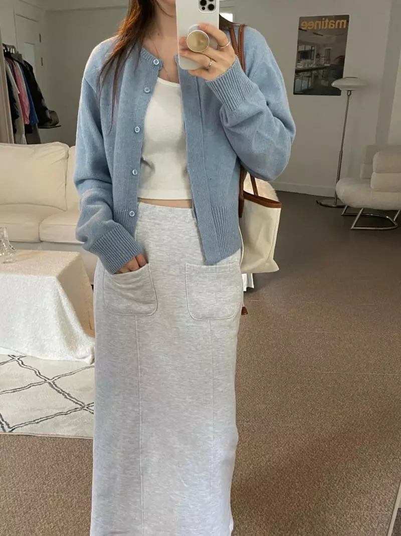 Well Row - Korean Women Fashion - #womensfashion - Hidden Button Cardigan - 3