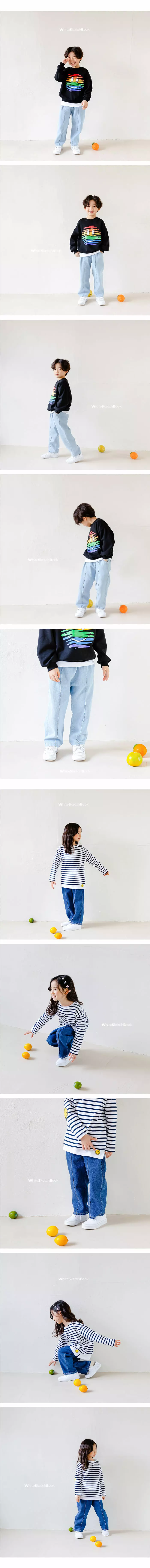 Whitesketchbook - Korean Children Fashion - #childrensboutique - Denim Pintuck Jeans - 2