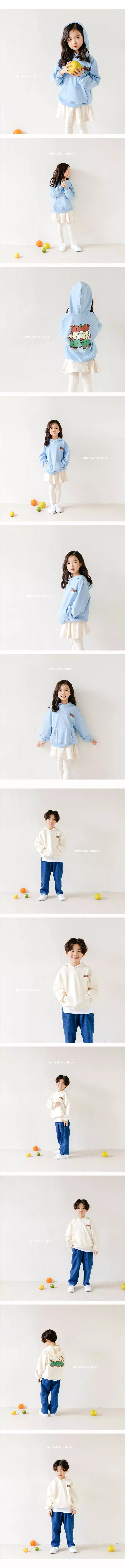 Whitesketchbook - Korean Children Fashion - #childrensboutique - Bear Hoody - 2