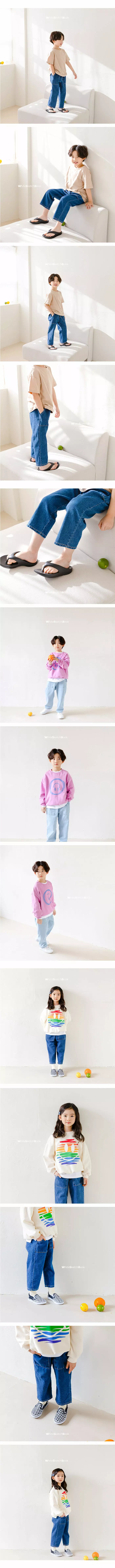 Whitesketchbook - Korean Children Fashion - #designkidswear - Denim Putty Pants - 2