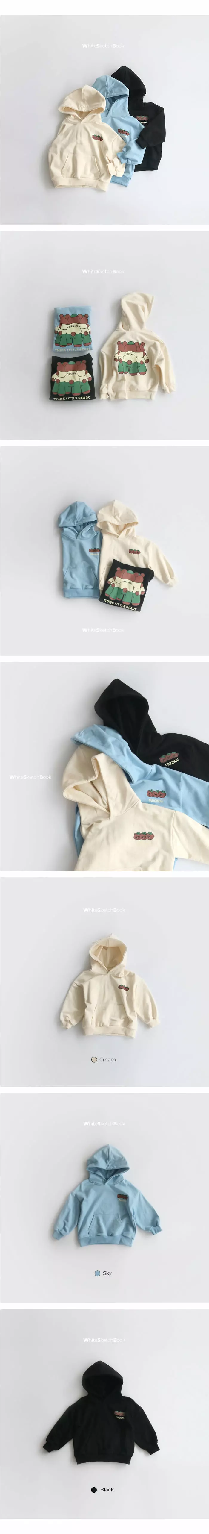 Whitesketchbook - Korean Children Fashion - #designkidswear - Bear Hoody - 3