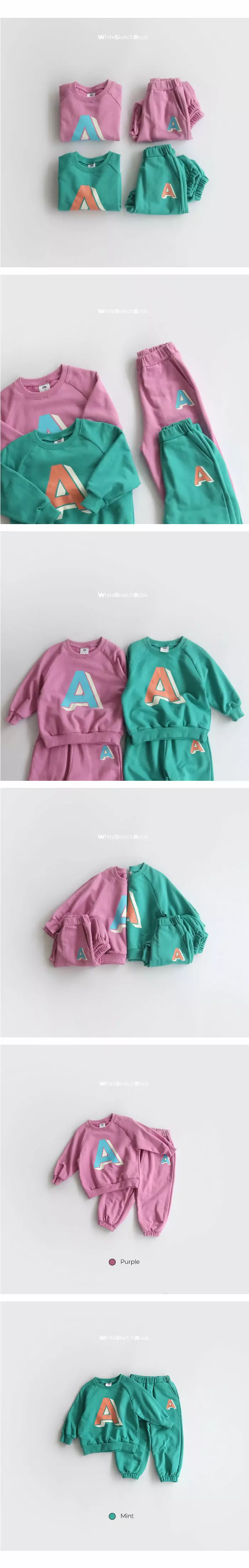Whitesketchbook - Korean Children Fashion - #kidsshorts - A Sweatshirt - 3
