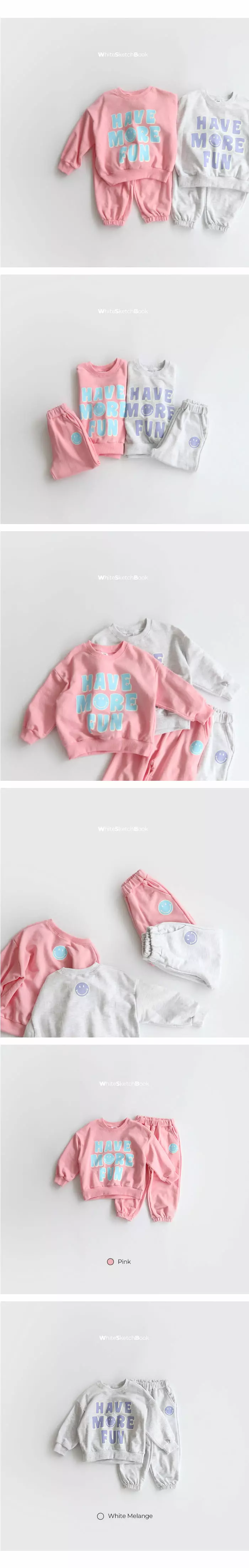 Whitesketchbook - Korean Children Fashion - #kidzfashiontrend - Have Jogger Top Bottom Set - 3