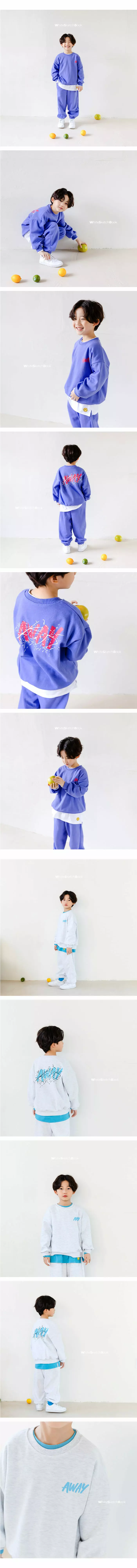 Whitesketchbook - Korean Children Fashion - #minifashionista - Away Top Bottom Set - 2