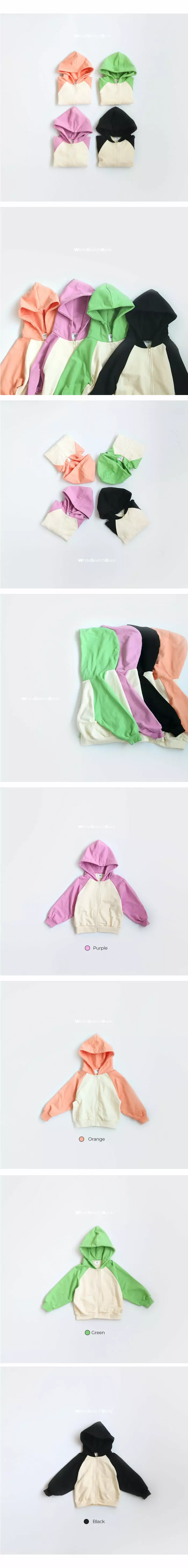 Whitesketchbook - Korean Children Fashion - #todddlerfashion - Terry Hoody Zip-up - 3