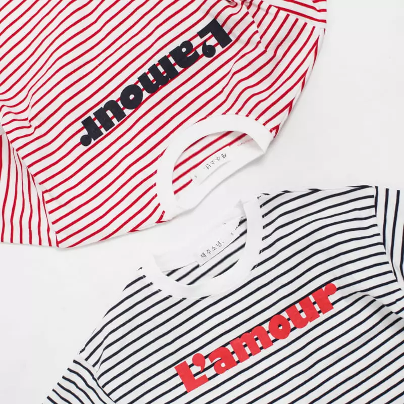 Witty Boy - Korean Children Fashion - #childofig - Lamor Stripes Tee