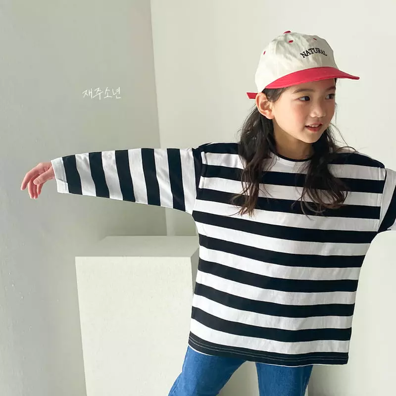 Witty Boy - Korean Children Fashion - #childofig - Multi Stripes Tee - 7