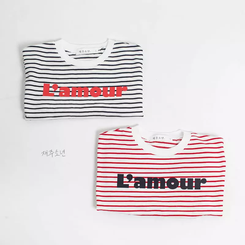 Witty Boy - Korean Children Fashion - #childrensboutique - Lamor Stripes Tee - 2