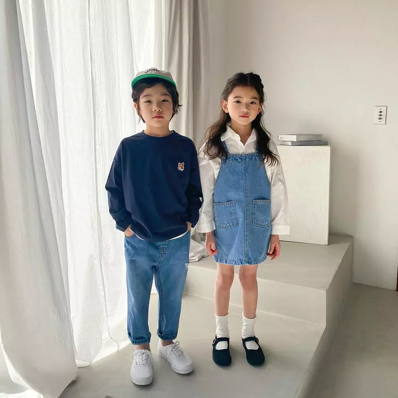Witty Boy - Korean Children Fashion - #childrensboutique - Momo Overall - 7