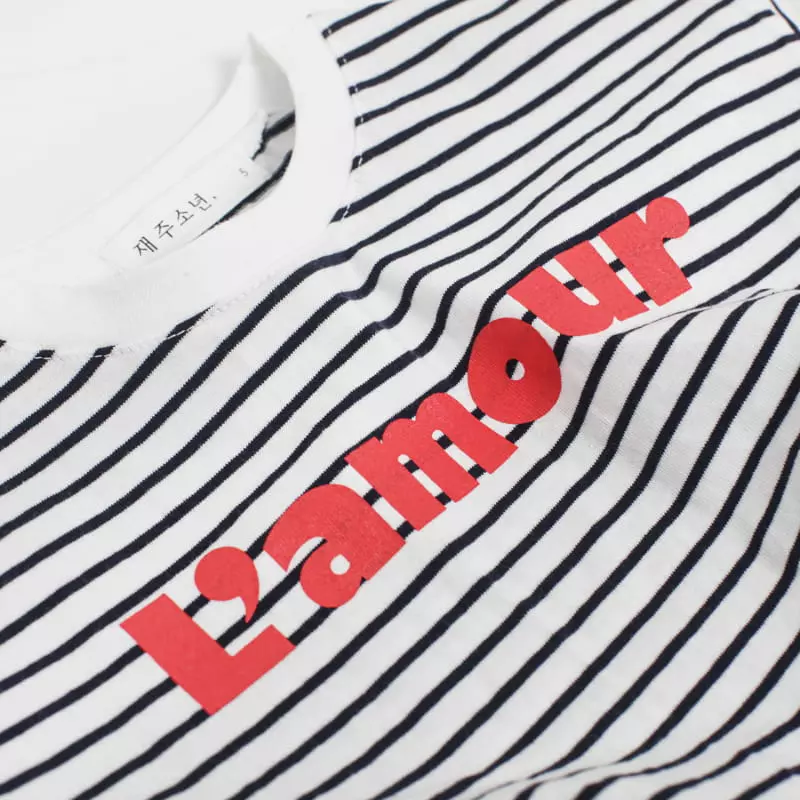 Witty Boy - Korean Children Fashion - #designkidswear - Lamor Stripes Tee - 3
