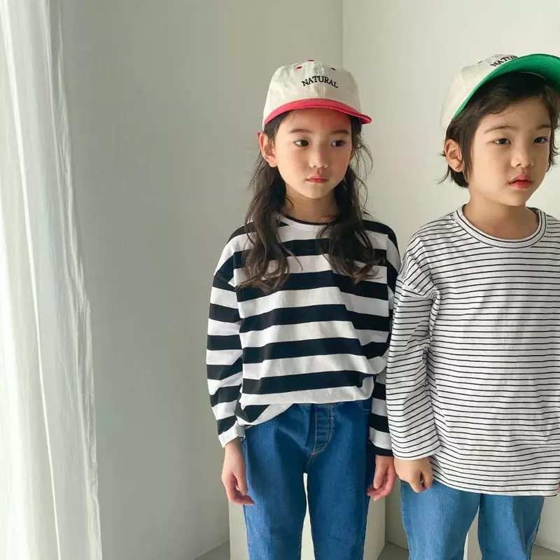 Witty Boy - Korean Children Fashion - #designkidswear - Multi Stripes Tee - 9