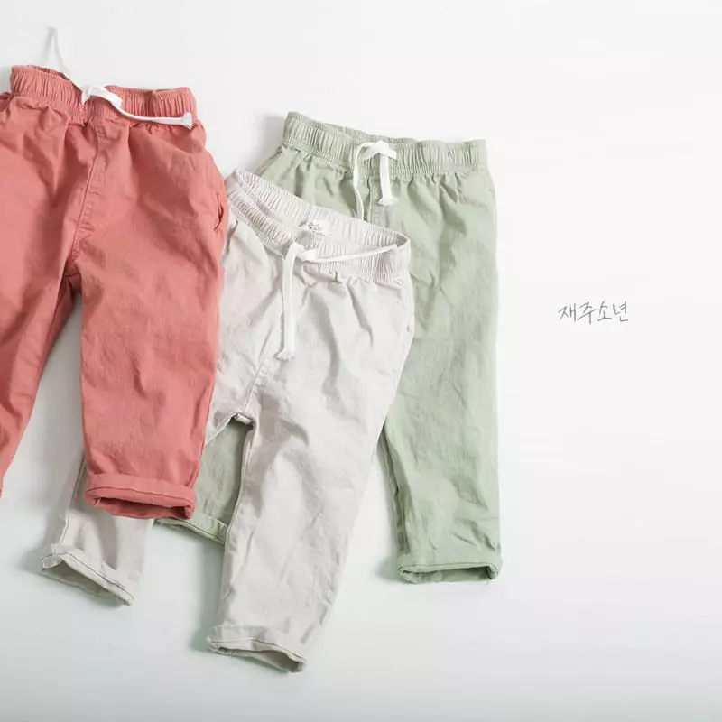 Witty Boy - Korean Children Fashion - #discoveringself - Comfortable Cotton Baggy Pants