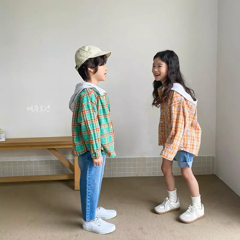 Witty Boy - Korean Children Fashion - #discoveringself - Pom Pom Hoody Shirt - 5