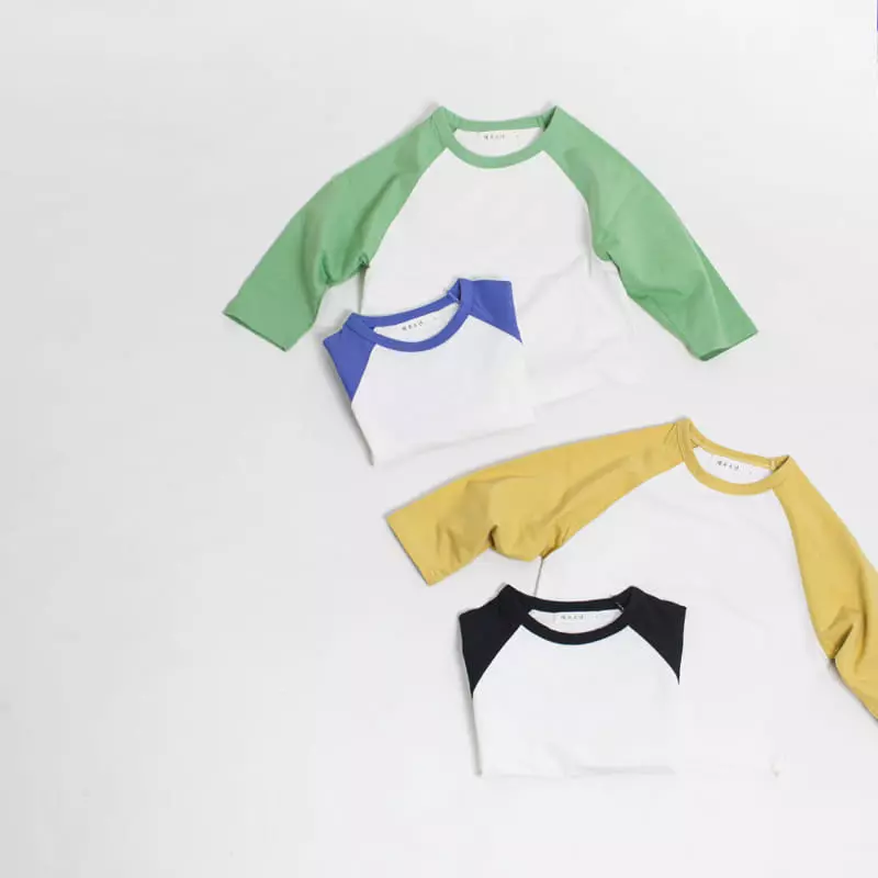 Witty Boy - Korean Children Fashion - #discoveringself - Latte Raglan Tee - 4