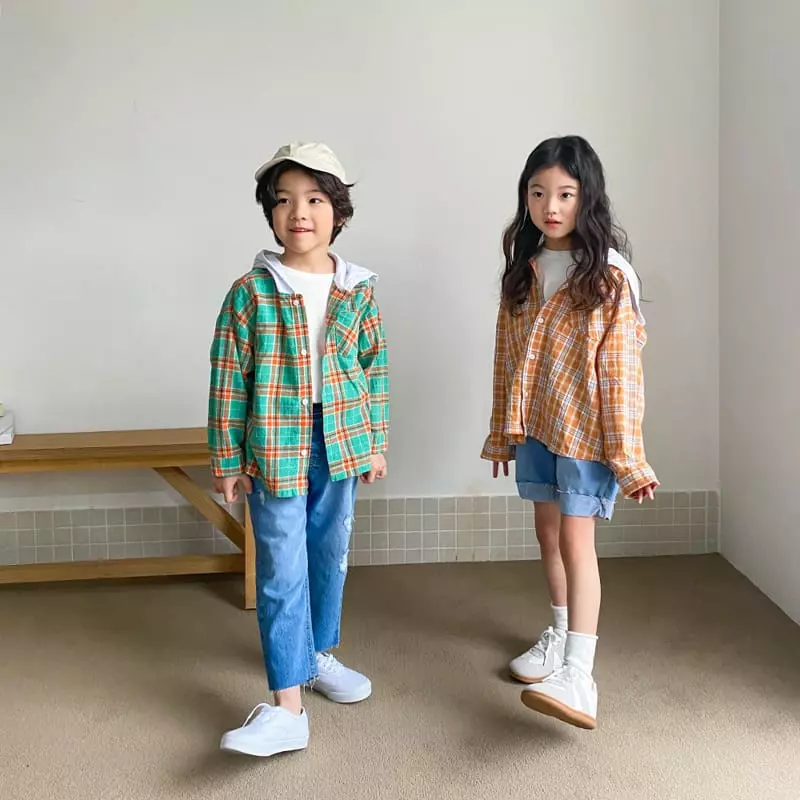 Witty Boy - Korean Children Fashion - #kidsshorts - Pom Pom Hoody Shirt - 7