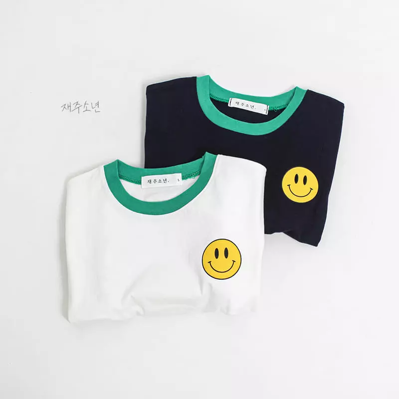 Witty Boy - Korean Children Fashion - #kidsstore - Smile Tee - 2