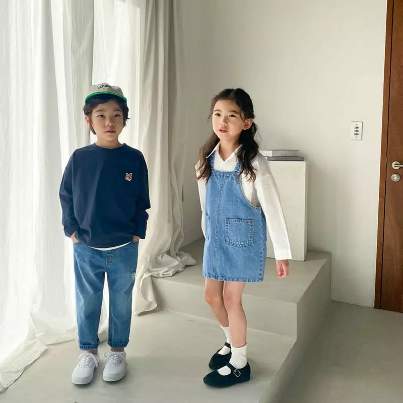 Witty Boy - Korean Children Fashion - #kidsstore - Momo Overall - 12