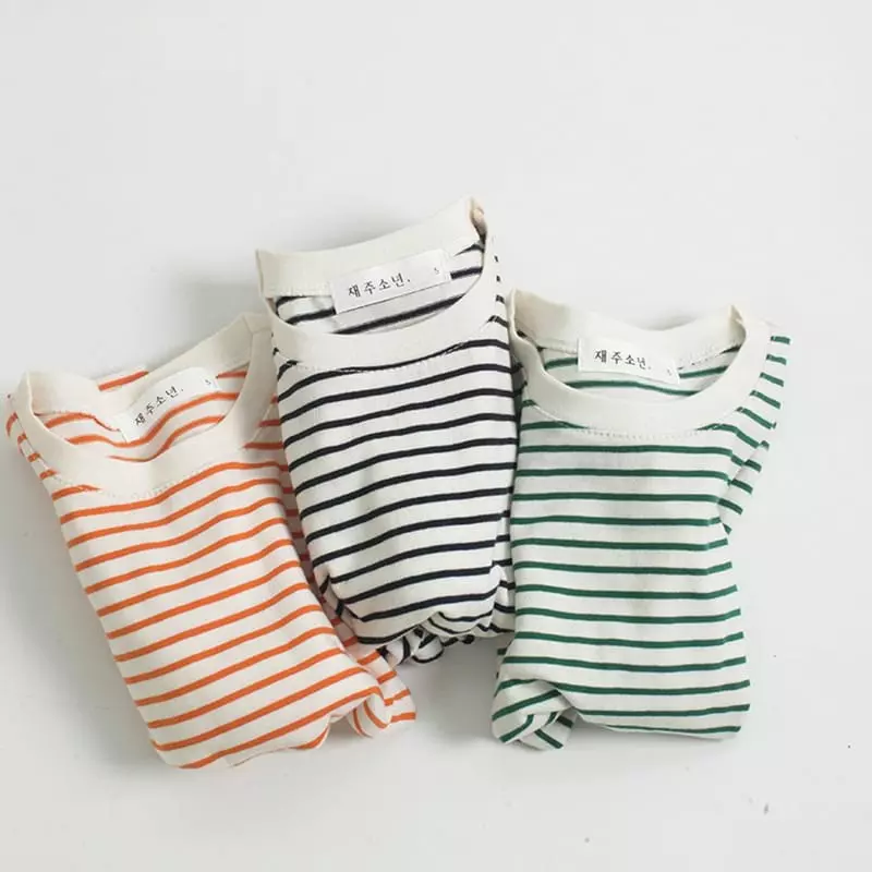 Witty Boy - Korean Children Fashion - #littlefashionista - Vitamin Stripes Tee