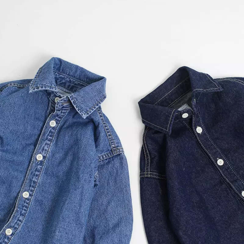 Witty Boy - Korean Children Fashion - #prettylittlegirls - Joy Denim Shirt
