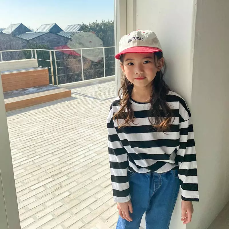 Witty Boy - Korean Children Fashion - #stylishchildhood - Multi Stripes Tee - 6