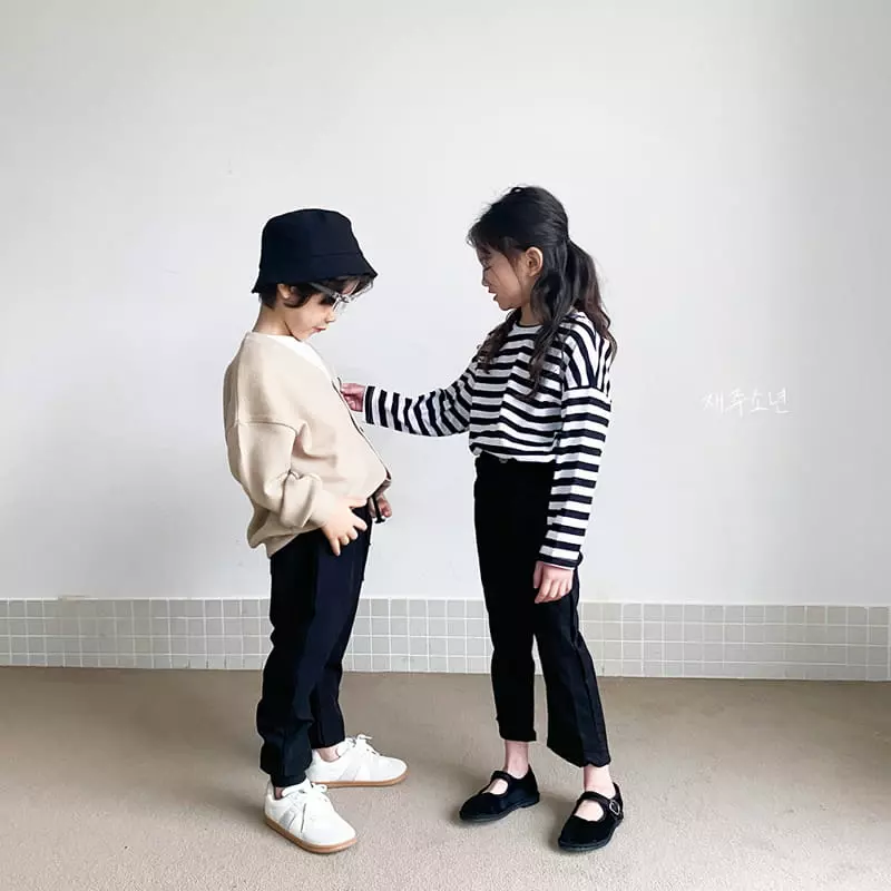 Witty Boy - Korean Children Fashion - #prettylittlegirls - Multi Stripes Tee - 4