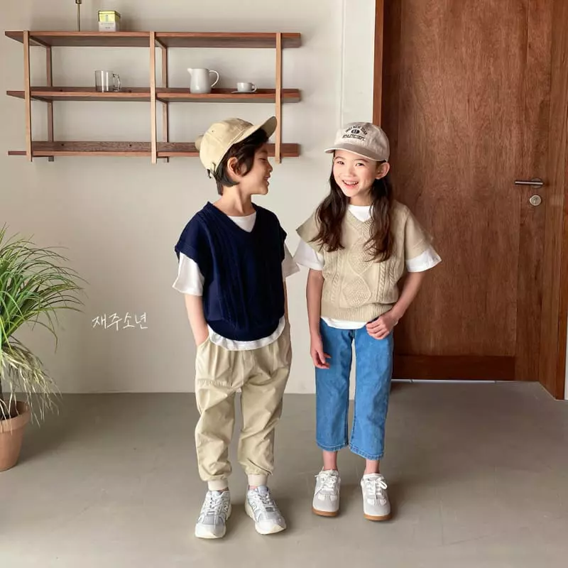 Witty Boy - Korean Children Fashion - #toddlerclothing - Marni Vest - 7