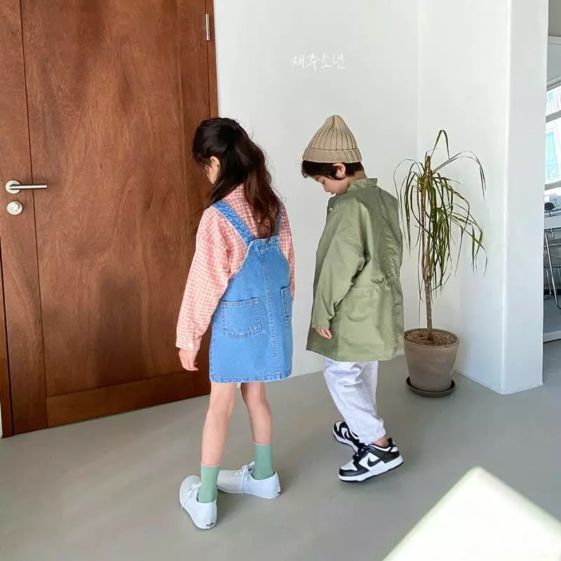 Witty Boy - Korean Children Fashion - #todddlerfashion - Momo Overall - 4