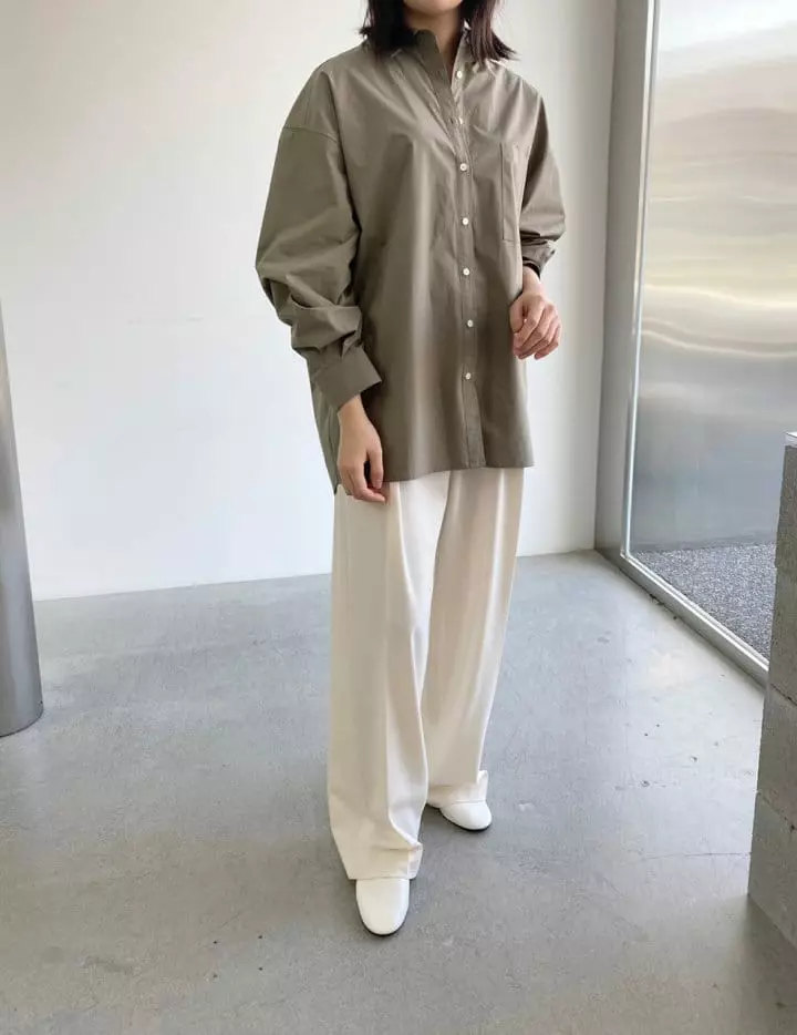 Woodsage - Korean Women Fashion - #momslook - Boxy Shirt - 3