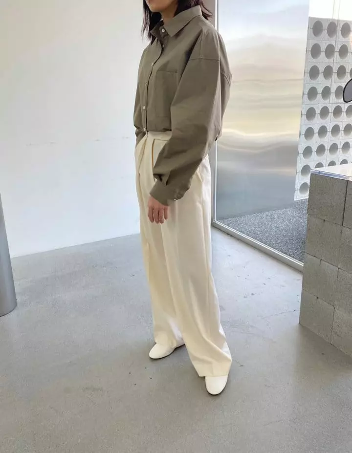 Woodsage - Korean Women Fashion - #momslook - Boxy Shirt - 5