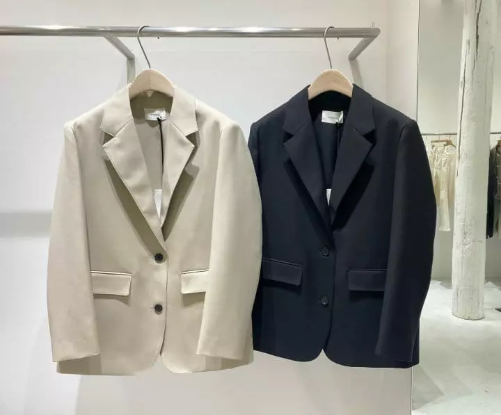 Woodsage - Korean Women Fashion - #womensfashion - Two Button Jacket - 4