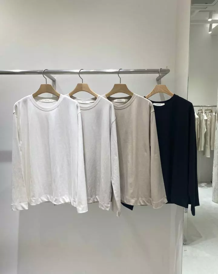 Woodsage - Korean Women Fashion - #momslook - Sand Long Tee - 3