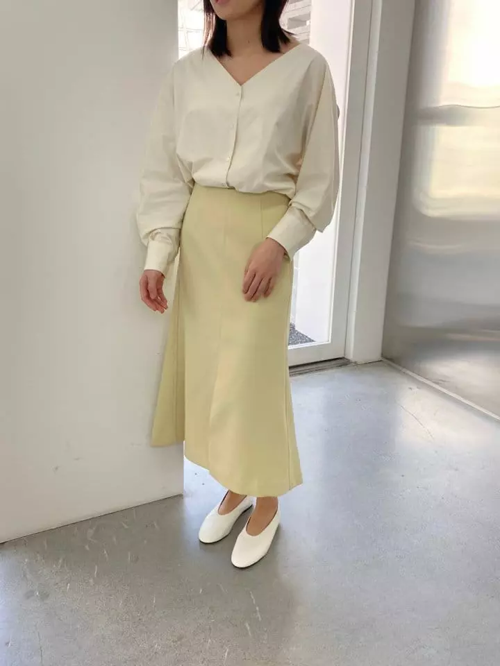 Woodsage - Korean Women Fashion - #momslook - V-neck Shirt