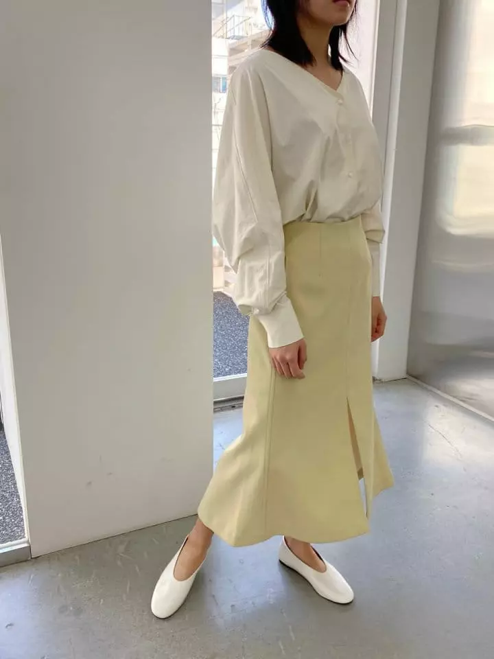 Woodsage - Korean Women Fashion - #momslook - V-neck Shirt - 3